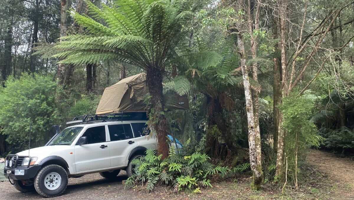 Aire Crossing campsite