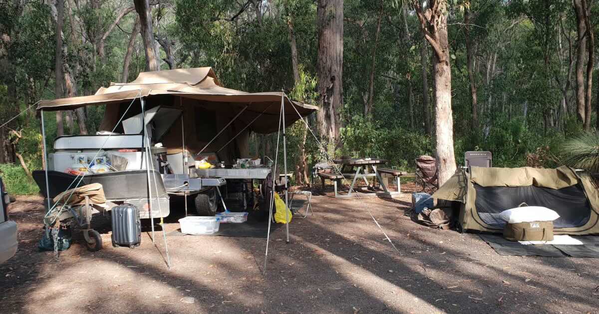 Bark Hut picnic area and campground
