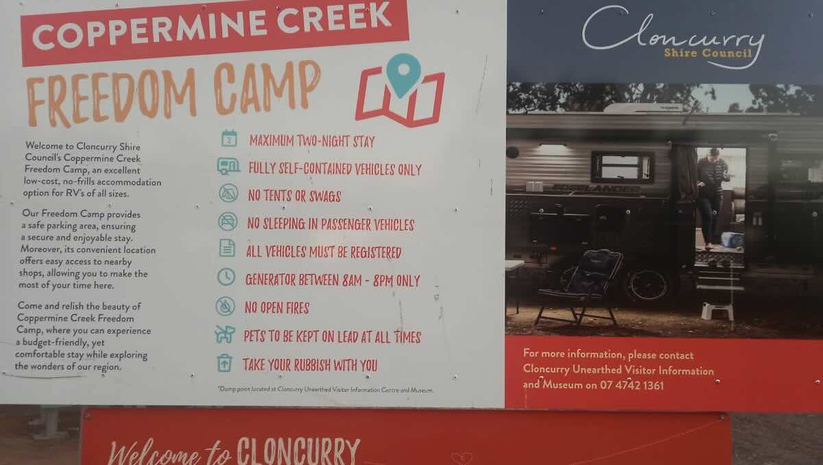Cloncurry Coppermine Freedom Camp