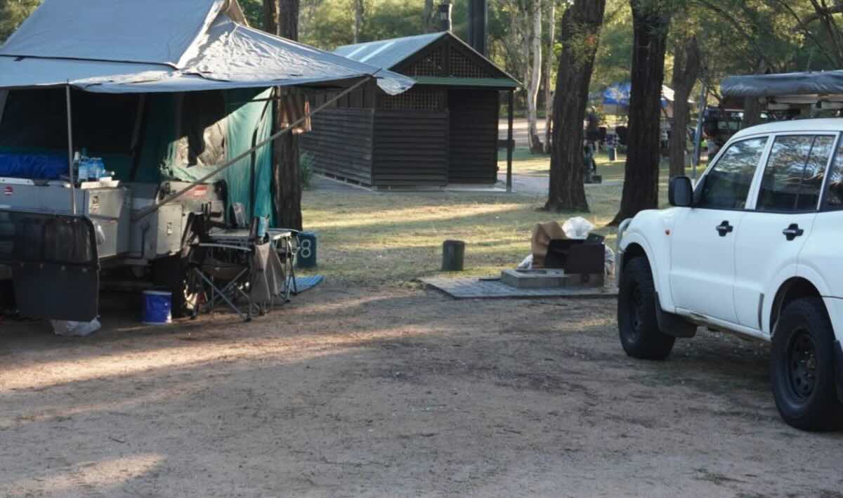 Crows Nest Falls camping area