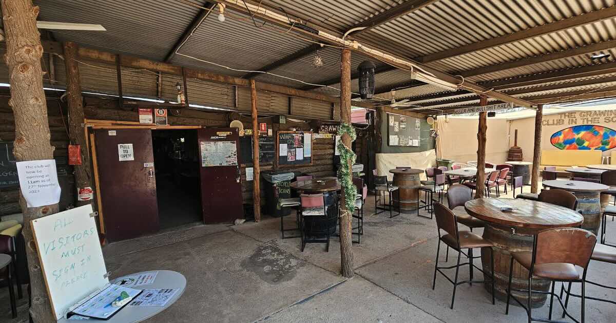 Grawin Club in the Scrub, Grawin Opal Fields NSW