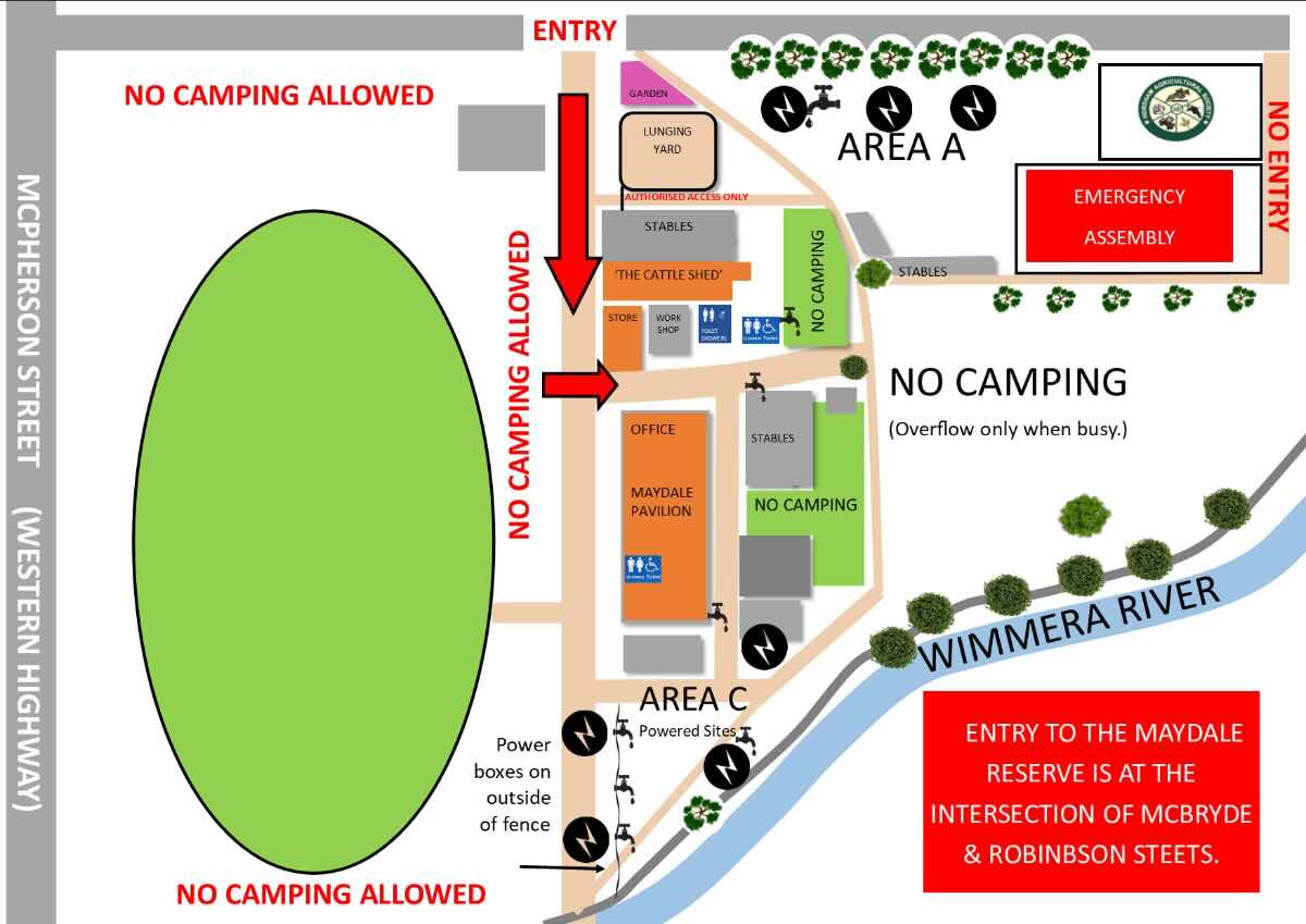 Horsham Showground Camping