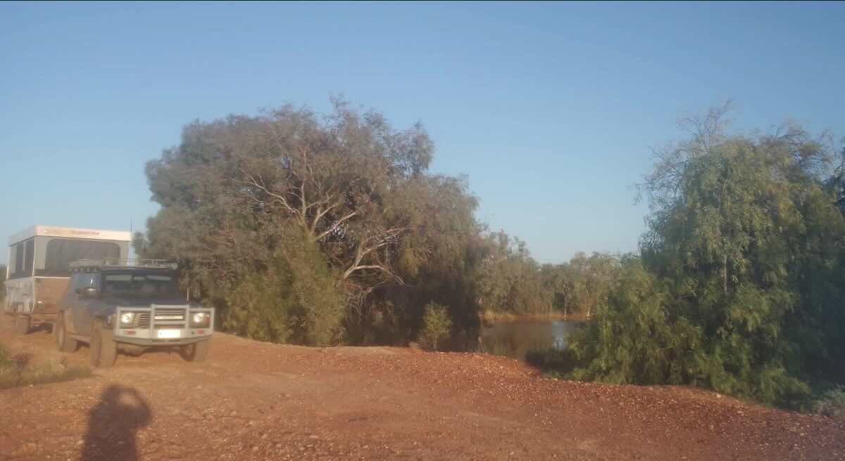 Dam Behind Cemetery Campground