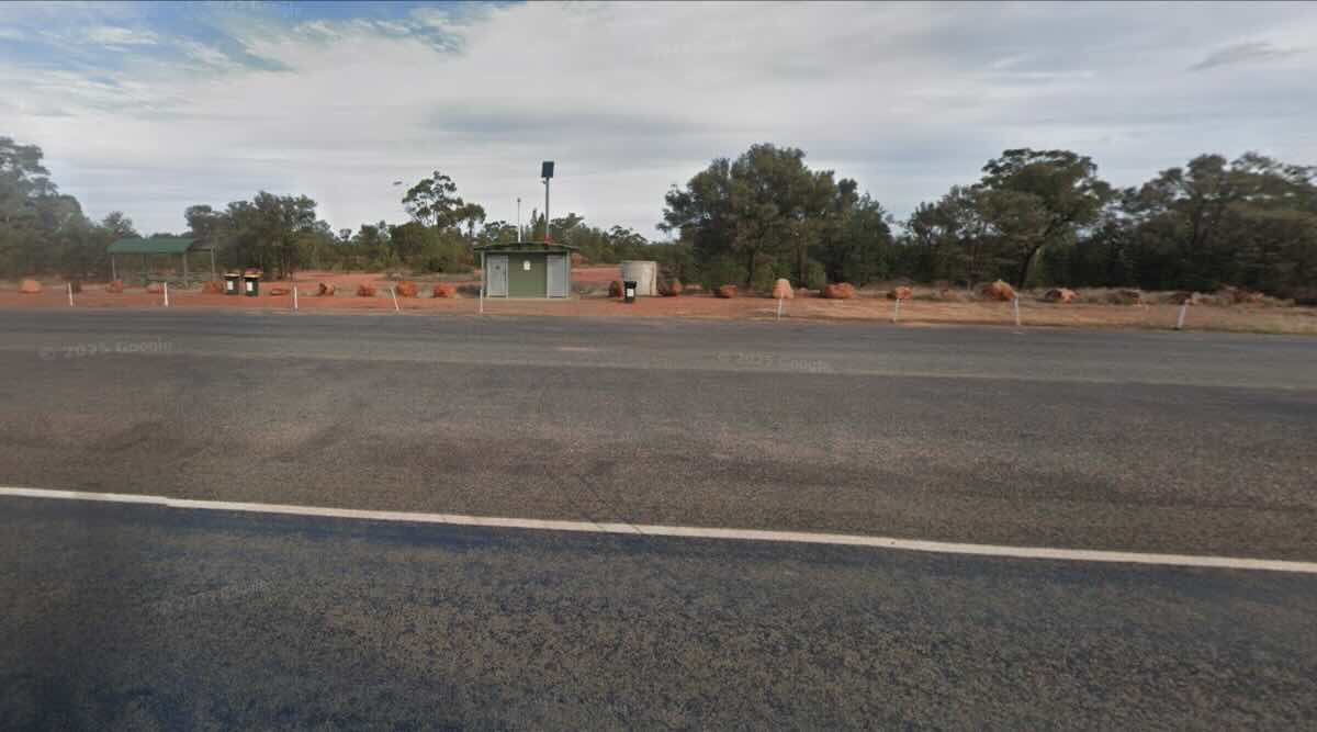 Whiterock Rest Area Westbound
