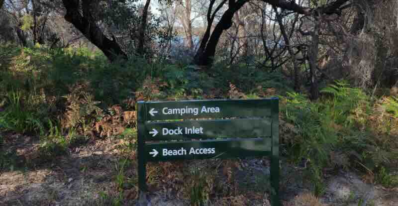 Dock Inlet Camping Area